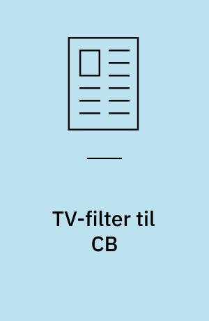 TV-filter til CB