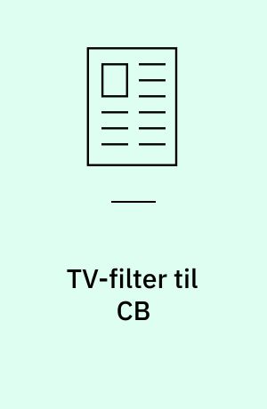 TV-filter til CB