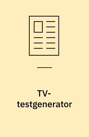 TV-testgenerator