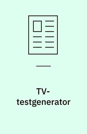 TV-testgenerator