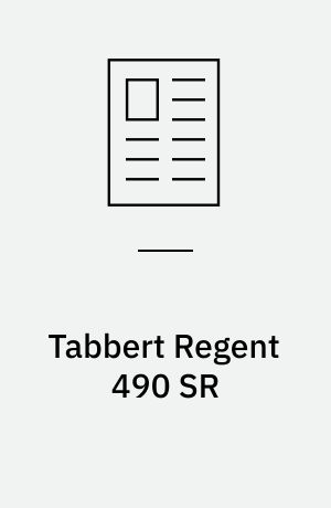 Tabbert Regent 490 SR : pænt håndværk - men et par svirp får den med på vejen