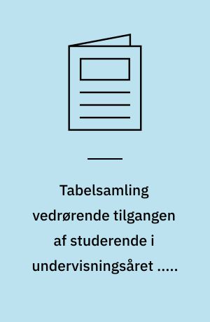 Tabelsamling vedrørende tilgangen af studerende i undervisningsåret ... , bestanden pr. ... samt afgang med eksamen i undervisningsåret ... ved de videregående uddannelser. 1983/84 : Bestanden pr. 1/10 1983 samt afgang med eksamen i undervisningsåret 1982/83