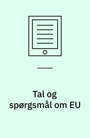 Tal og spørgsmål om EU