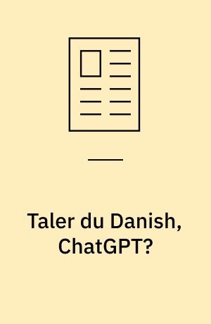 Taler du Danish, ChatGPT?