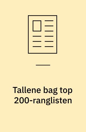 Tallene bag top 200-ranglisten: Top 200-ranglisten