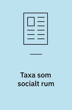 Taxa som socialt rum : betragtninger over en moderne tv-serie
