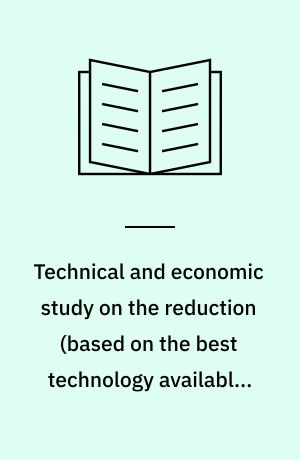 Technical and economic study on the reduction (based on the best technology available) of industrial emissions (water, air and solid wastes) from tanneries : final report