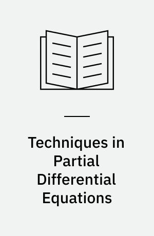 Techniques in Partial Differential Equations