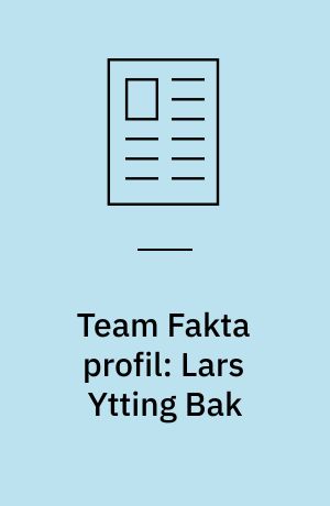 Team Fakta profil: Lars Ytting Bak