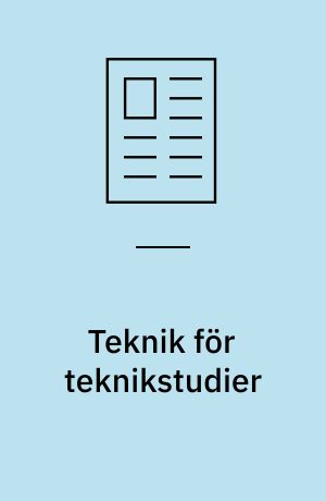 Teknik för teknikstudier