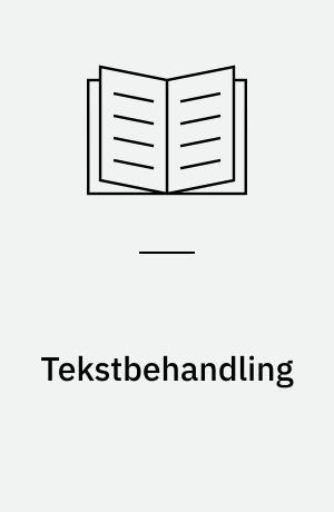 Tekstbehandling