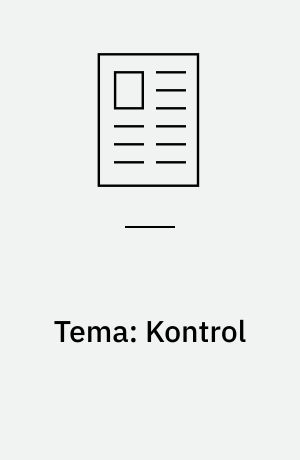 Tema: Kontrol