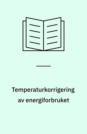 Temperaturkorrigering av energiforbruket