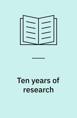 Ten years of research : achievements of the National Center for the Study of Writing and literacy