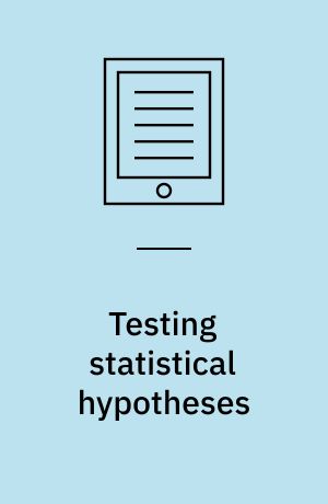 Testing statistical hypotheses