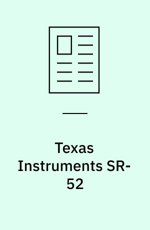 Texas Instruments SR-52