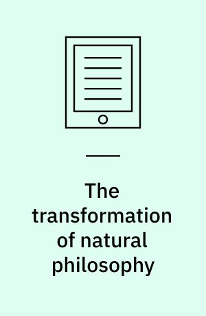 The transformation of natural philosophy : the case of Philip Melanchthon