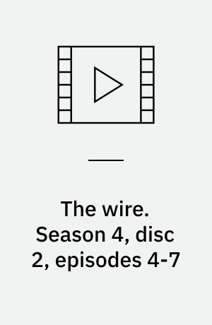 The wire. Season 4, disc 2, episodes 4-7 (Stor skrift)