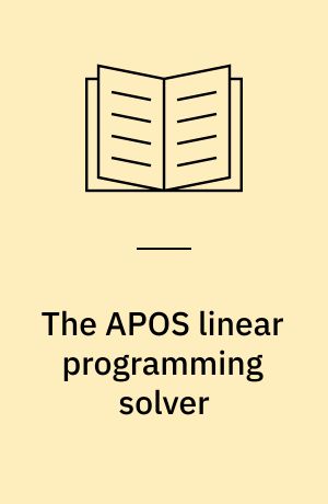 The APOS linear programming solver : an implementation of the homogeneous algorithm
