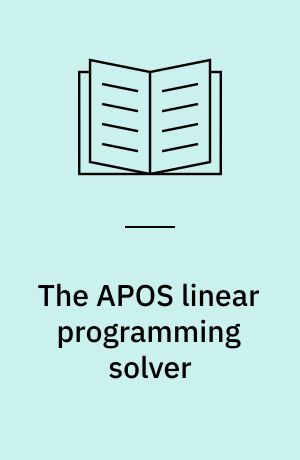 The APOS linear programming solver : an implementation of the homogeneous algorithm