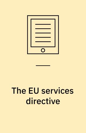 The EU services directive : gains from further liberalization