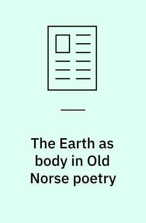 The Earth as body in Old Norse poetry