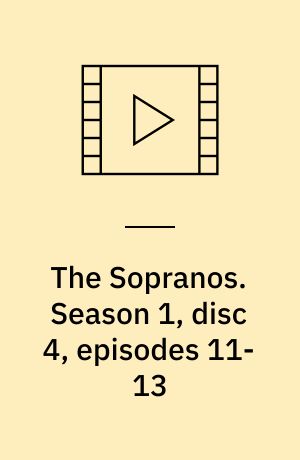The Sopranos. Season 1, disc 4, episodes 11-13 (Stor skrift)