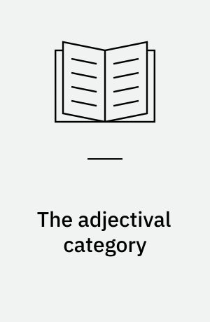 The adjectival category : criteria for differentiation and identification