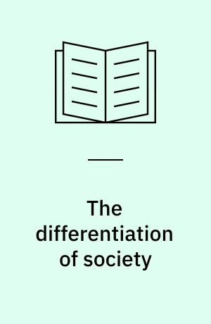The differentiation of society