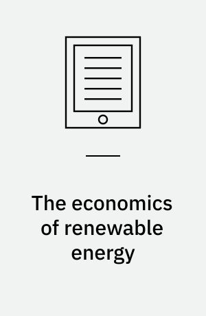 The economics of renewable energy