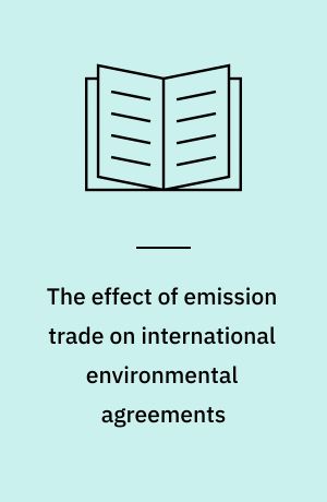 The effect of emission trade on international environmental agreements
