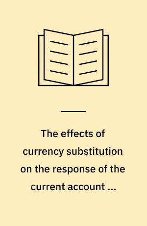 The effects of currency substitution on the response of the current account to supply shocks