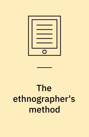 The ethnographer's method