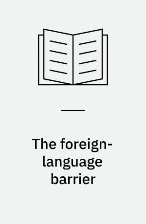 The foreign-language barrier : problems in scientific communication
