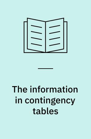 The information in contingency tables
