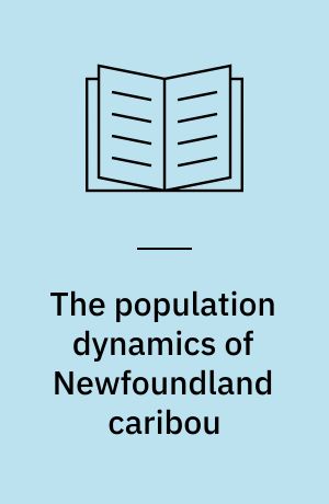 The population dynamics of Newfoundland caribou
