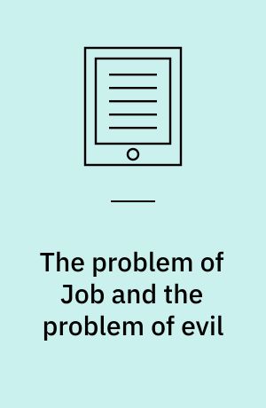 The problem of Job and the problem of evil