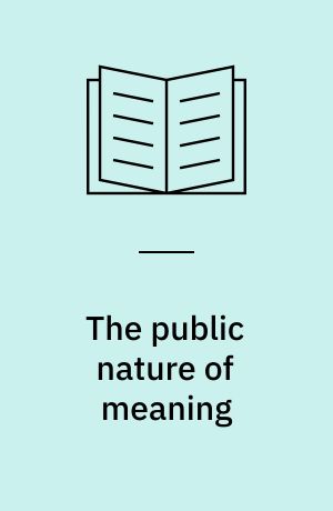 The public nature of meaning