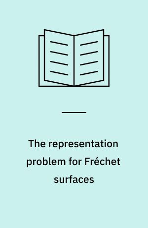The representation problem for Fréchet surfaces