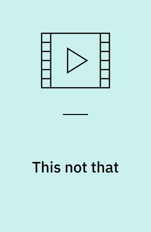 This not that : the artist John Baldessari : a Jan Schmidt-Garre film (Stor skrift)