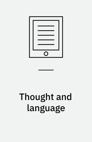 Thought and language