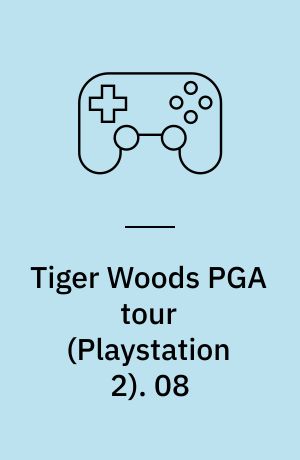 Tiger Woods PGA tour (Playstation 2). 08