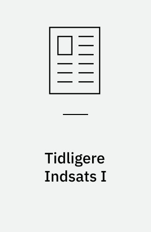 Tidligere Indsats I: Forsøget færdigt - næsten: Forsøgets gang: Tidligere indsats : - træning: Tidligere Indsats : - forsøgets egenart: Tidligere indsats : - økonomi: Implementering af forsøget i det praktiske liv: Et eksempel på et barn med hyperarousal: Et eksempel på et barn med hypoarousal: Fra teori til praksis: Glimt fra børneundersøgelser i almen praksis