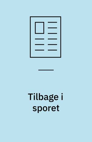 Tilbage i sporet : brancheprofil