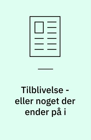 Tilblivelse - eller noget der ender på i : samtale i Venedig, Biennalen 2013