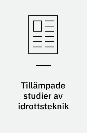 Tillämpade studier av idrottsteknik