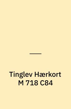 Tinglev Hærkort M 718 C84 : Danmark 1:50 000 (2 cm)
