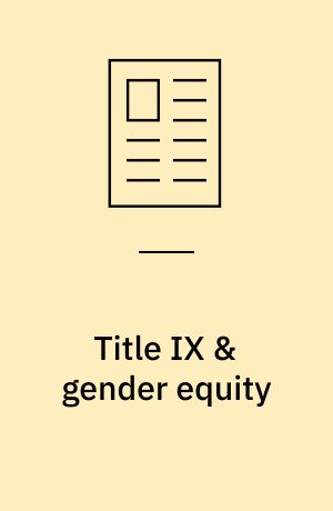 Title IX & gender equity