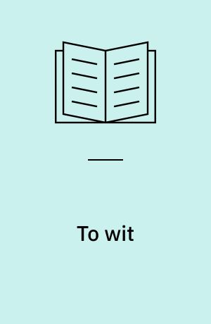 To wit : skin and bones of comedy