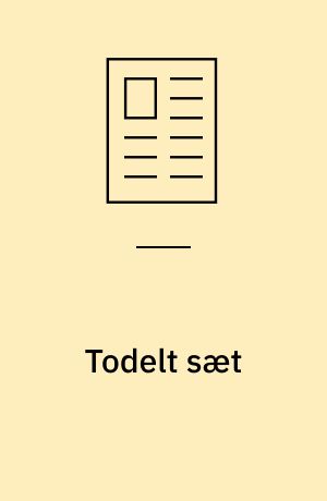 Todelt sæt